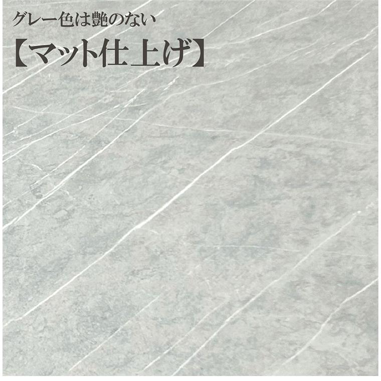 セラミックテーブル 幅120cm ダイニングテーブル ホワイト グレー 天板 リバーシブル 大理石風 マーブル柄 家族 リビング テーブル ダイニング 代引不可 | ブランド登録なし | 07