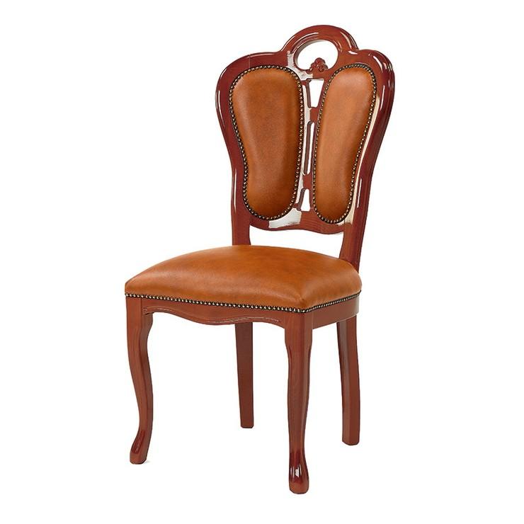 萩原 チェア ブラウン合皮 SFLI-522-BR2 椅子 おしゃれ 代引不可