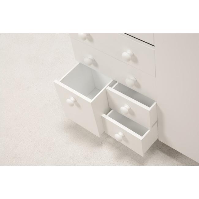 コスメワゴン 幅45cm 大容量 キャスター付 ティッシュケース