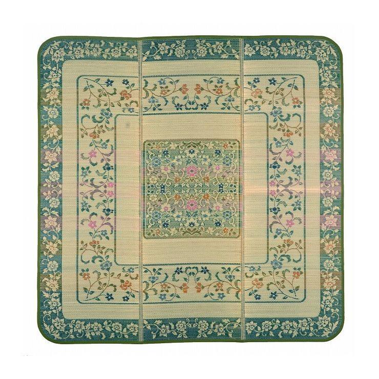 国産い草センターラグ 裏貼り エンペラー 約200×250cm GN 代引不可