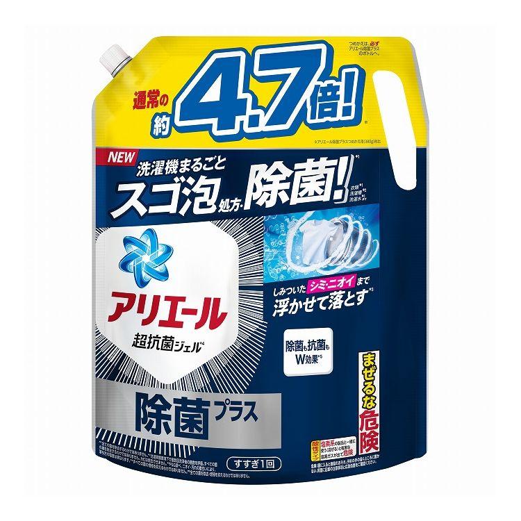 単品24個セット P&G アリエールジェル除菌プラス つめかえ超ウルトラジャンボサイズ 代引不可 | ブランド登録なし