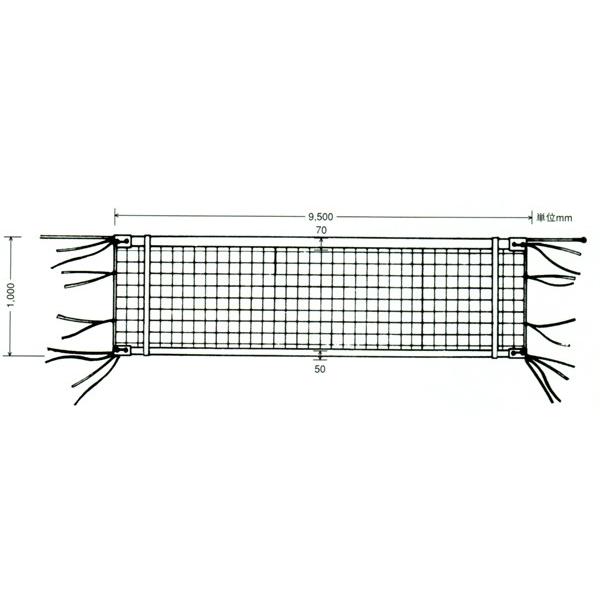 特価品コーナー☆アシックス バレーボールネット 6人制バレーボール