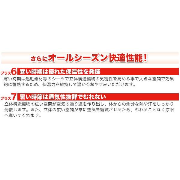 日本製 ファインエアーRシリーズプレミアムエアーソフト600Sダブル マットレス ベッドマット マット 高反発｜rcmdse｜06