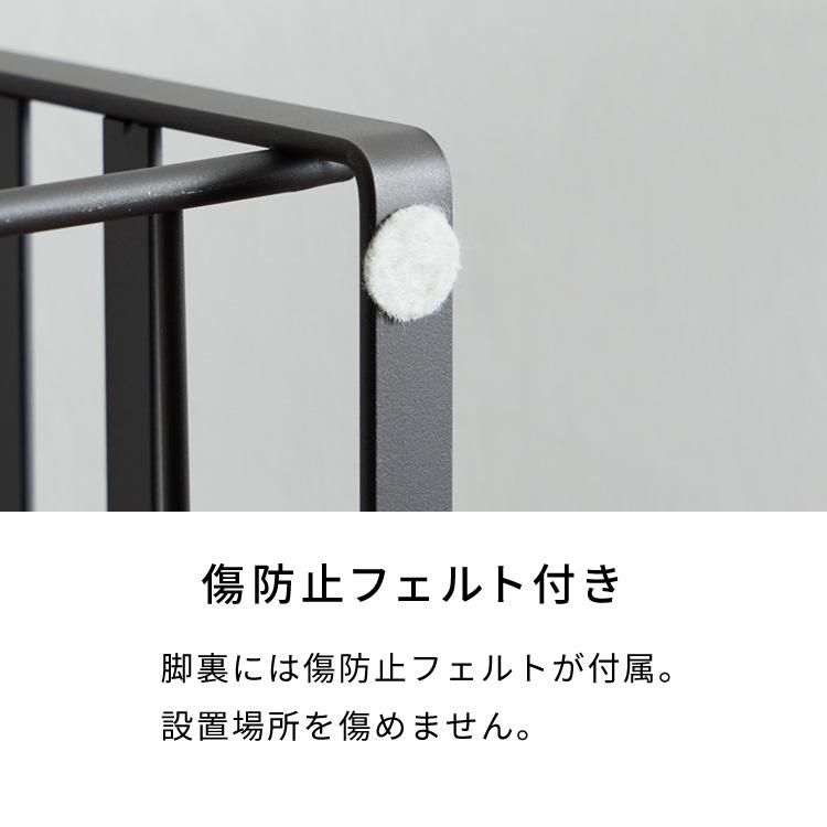 日本製 燕三条 洗えるバスケット付きレンジ上ラック 棚付き トースター