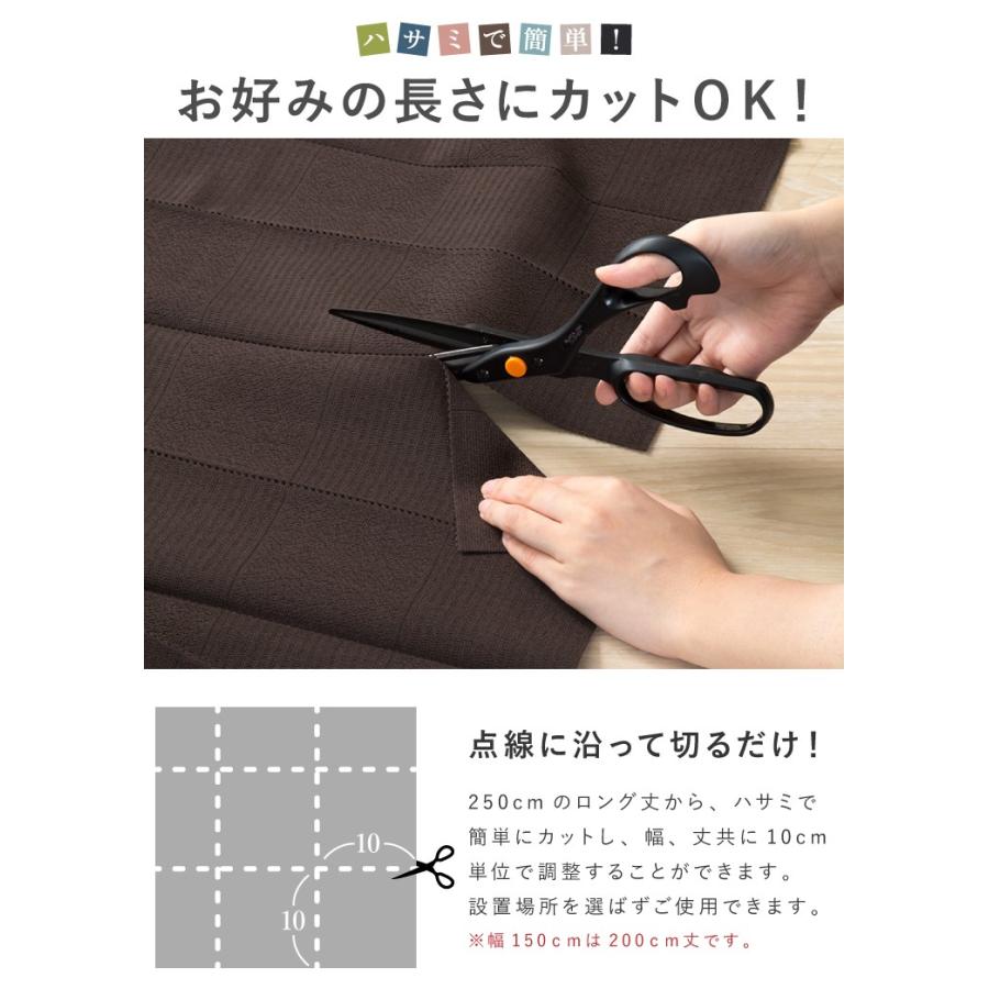 間仕切りカーテン 2枚入り フリーカット 幅100cm パタパタ 遮熱 保温 遮像 Uvカット つっぱり式 カーテン のれん Hz H07 リコメン堂生活館 通販 Yahoo ショッピング