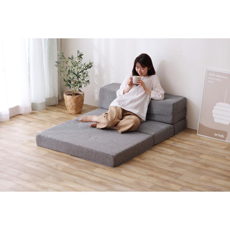 アイリスオーヤマ 4WAYSソファマットレス 枕付きマットレス 高