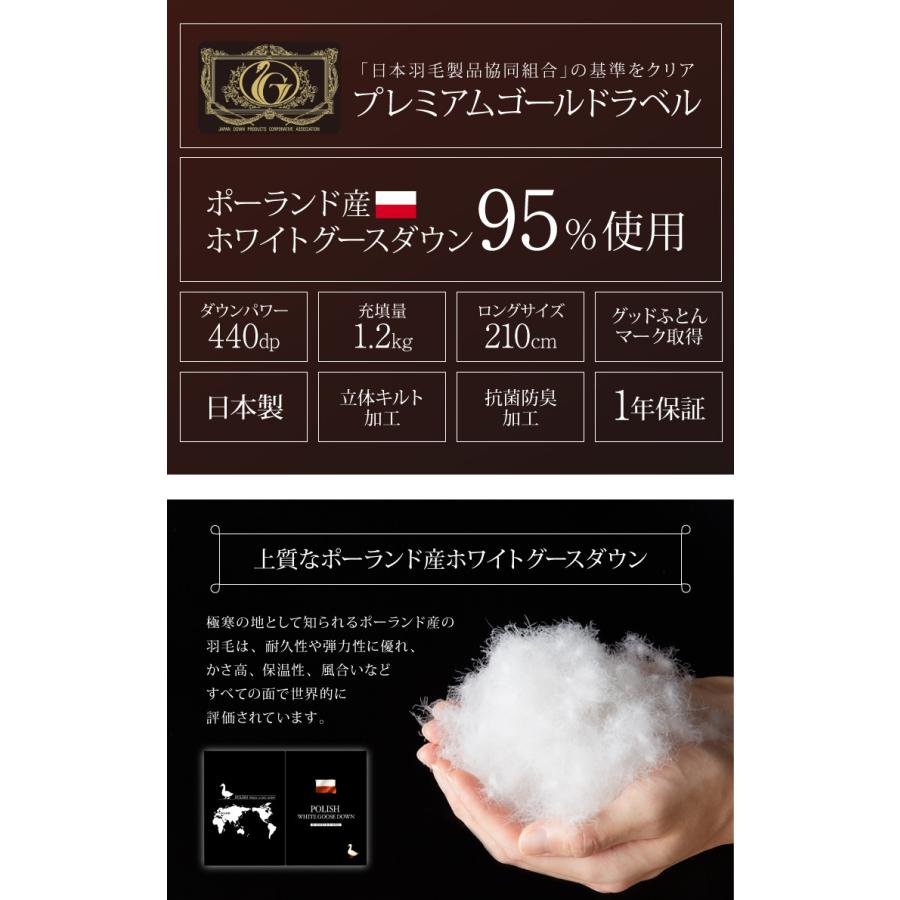 日本製 羽毛ふとん シングル 1.2kg 最高クラスプレミアム 日本製 羽毛ふとん シングル 1.2kg 最高クラスプレミアム