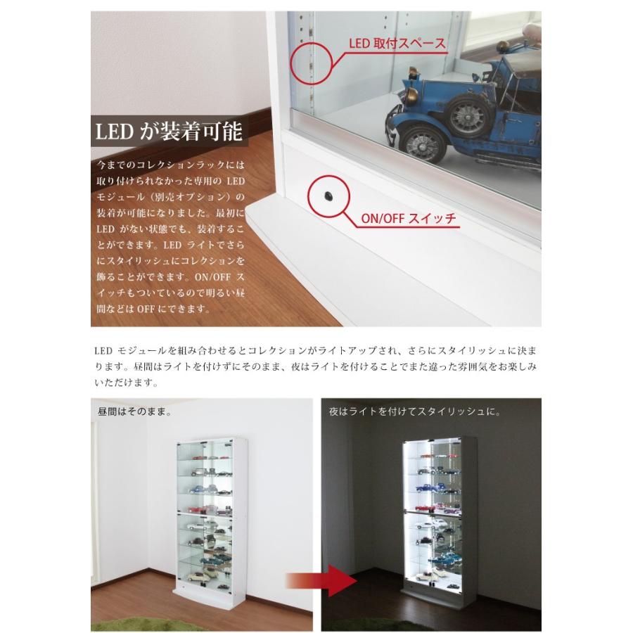 【匿名・追跡・補償・全国配送可】鏡付き引き戸コレクションケース+追加棚+オマケ付 匿名・追跡・補償・全国配送可】鏡付き引き戸コレクションケース