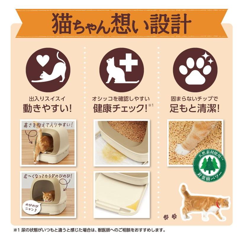 4個セット エステー ニャンとも清潔トイレ 脱臭抗菌チップ 極小の粒 4.4L 猫砂 猫トイレ 猫用トイレ システムトイレ用 ニャンとも にゃんともの画像