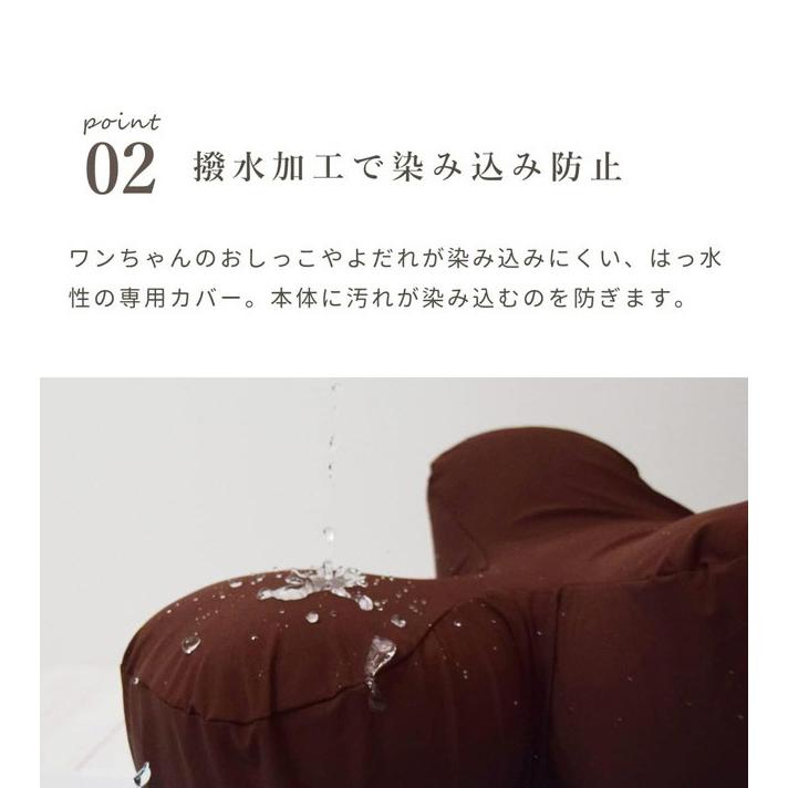 ワンエイド OneAid リラクッション DMサイズ ブルー 本体+カバーセット 床ズレ防止 老犬用 介護 アロン化成_12