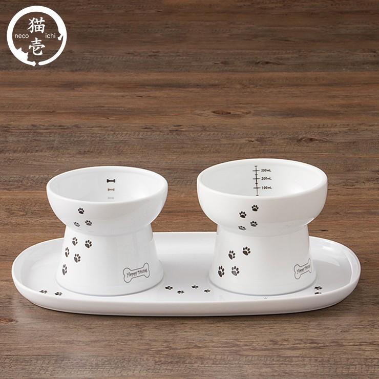 猫壱 犬用ハッピーダイニング3点セット 脚付きフードボウル ウォーターボウル トレー エサやり ボウル 皿 Jr N1dogset リコメン堂生活館 通販 Yahoo ショッピング