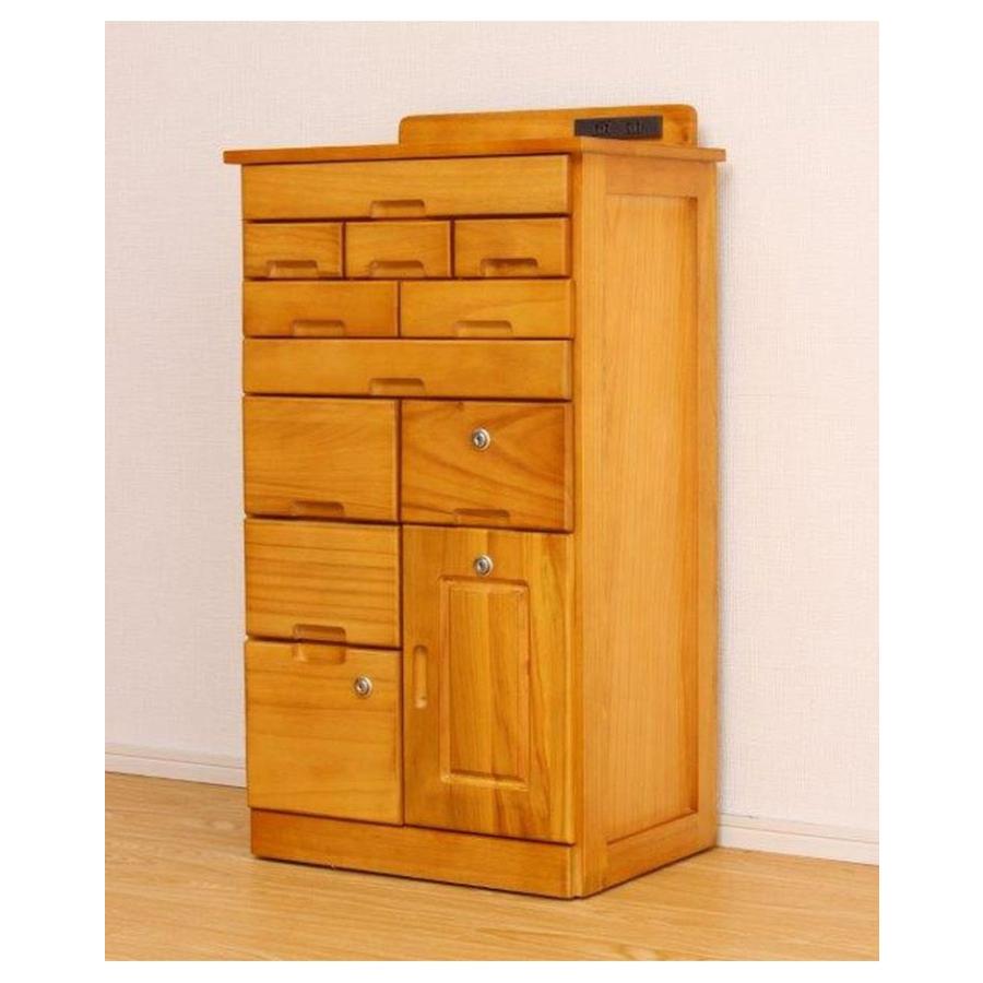 桐製マルチラック収納家具 15引出し+2扉収納 桐製マルチラック収納家具 15引出し+2扉収納