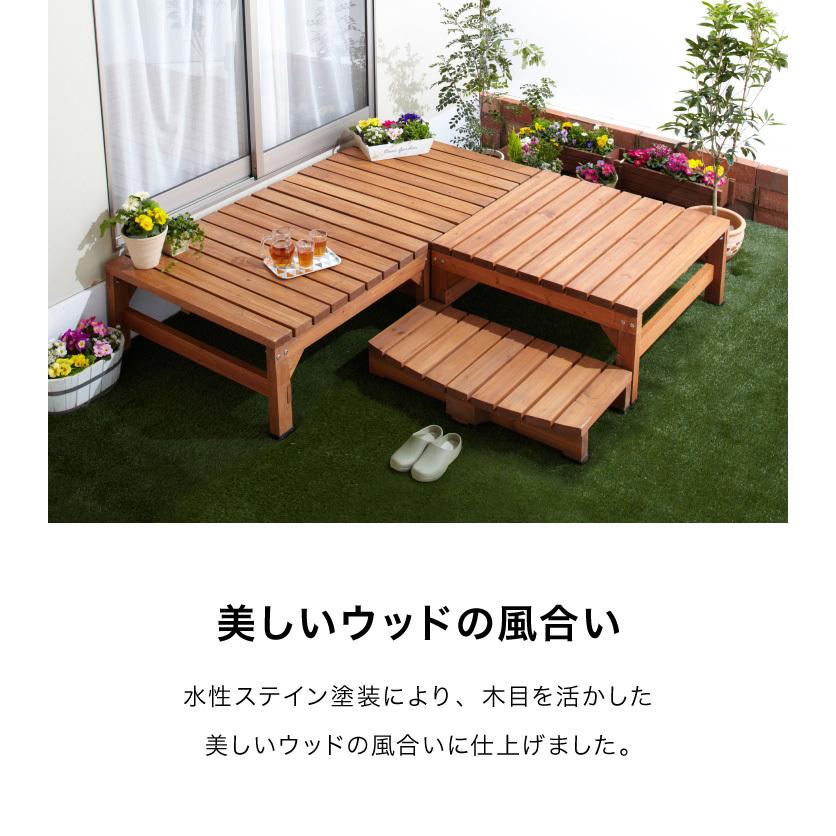 ウッドテラス 180 天然木 180cm単品 縁台 濡れ縁 ステップ おしゃれ Diy 庭 ガーデニング ウッドデッキ 代引不可 Jt Tan 750 180 リコメン堂生活館 通販 Yahoo ショッピング