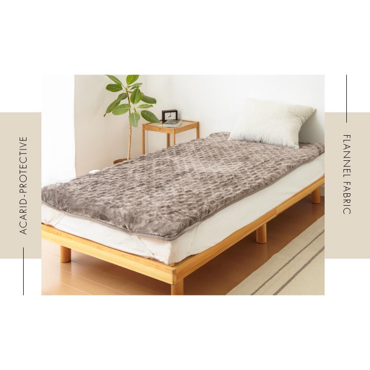 電気敷きパッド シングルサイズ 100×200cm 電気マット ベッドマット