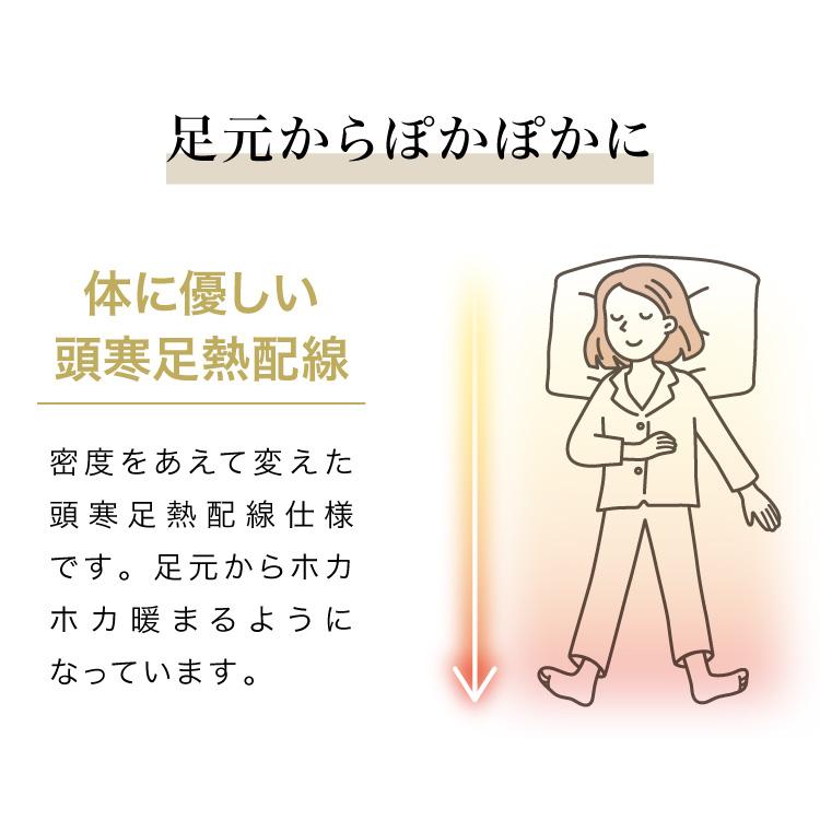 電気敷きパッド シングルサイズ 100×200cm 電気マット ベッドマット