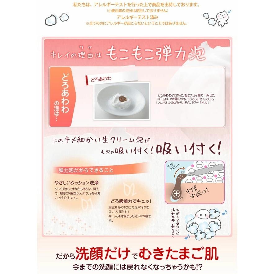 どろあわわ どろ豆乳石鹸 110g×5パックセット 洗顔石鹸 洗顔料