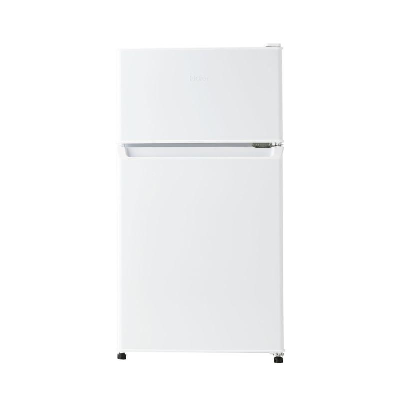 Haier ハイアール 冷凍冷蔵庫 87L 右開き 2ドア コンパクト 直冷式 コンプレッサー式 ドアポケット フリーケース 引き出し スリム ロー 静音 天板 棚 代引不可_8
