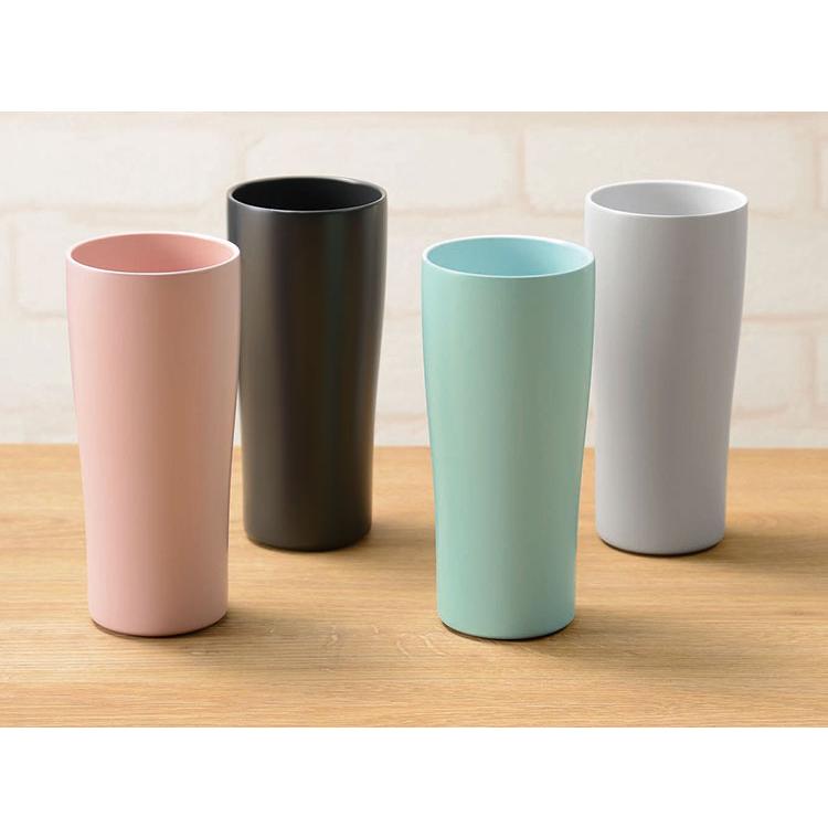 s マグ タンブラー ジェリーマル CERACO セラコ セラミックタンブラー 450ml グレー 真空二重