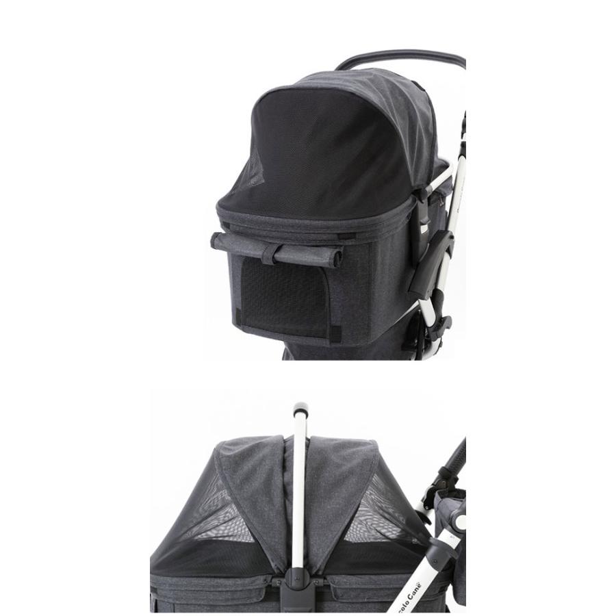 ピッコロカーネ ベント ペットカート 多機能 大容量収納 フレーム