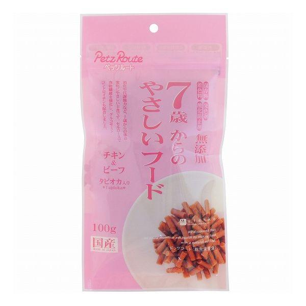 3個セット ペッツルート 7歳からのやさしいフード チキン&ビーフ 100g x3 | ブランド登録なし
