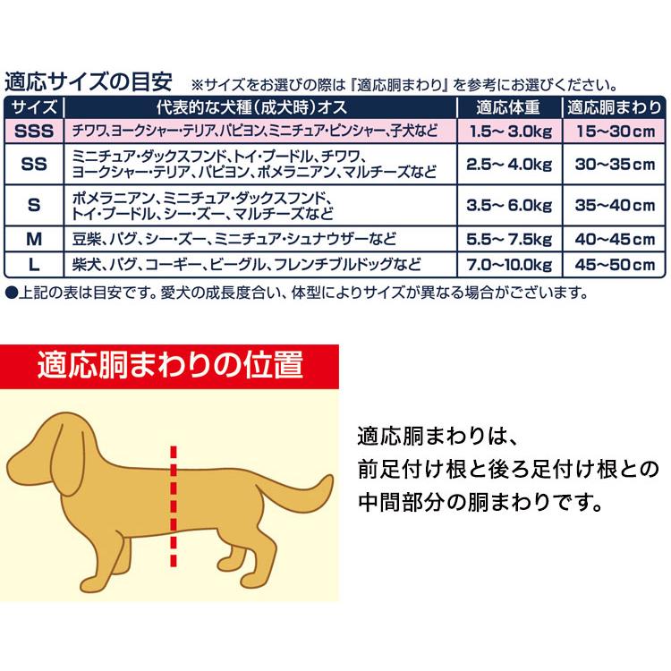 4個セット ユニチャーム マナーウェア 長時間 快適オムツ 男の子用 SSSサイズ 46枚 ペット用 オムツ おむつ 紙おむつ 子犬用 超小型犬用 小型犬用_2