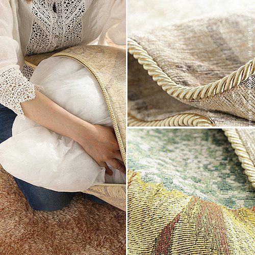 日本限定モデル イタリア製 中身付き クッションカバー 45 45 クッション 座布団 正方形 おしゃれ ヌードクッション ファスナー付き 四角形 アンティーク 代引不可 Originaljustturkey Com