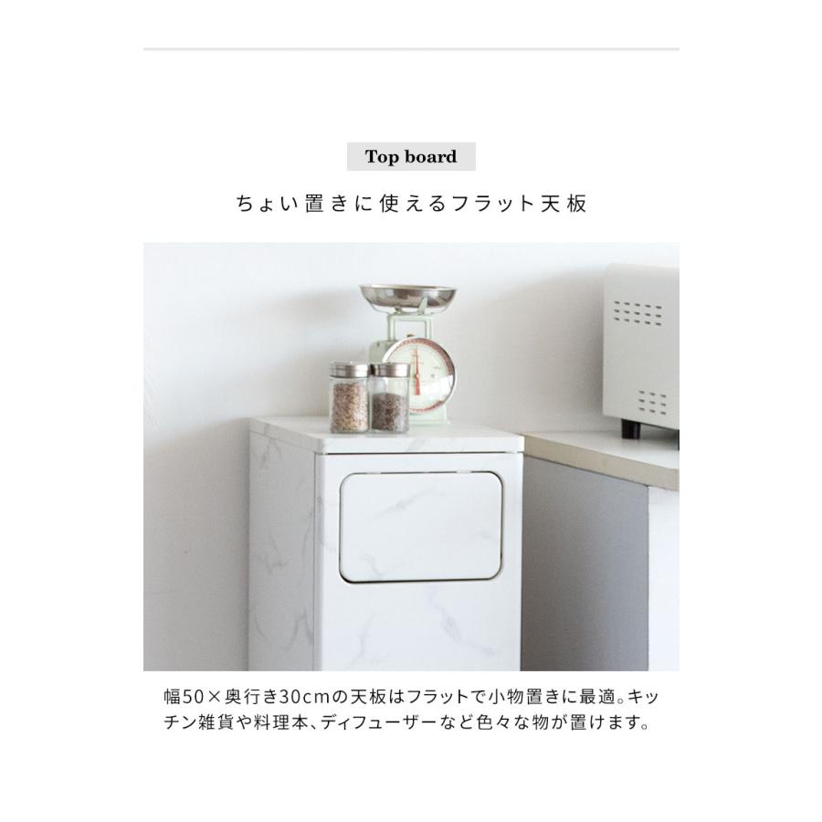 ゴミ箱 ダストボックス 2段プッシュ式 Empro エンプロー 各20リットル対応 ワンプッシュ ダブルプッシュ キッチンペール スリムデザイン 幅25cm 代引不可 | ブランド登録なし | 08