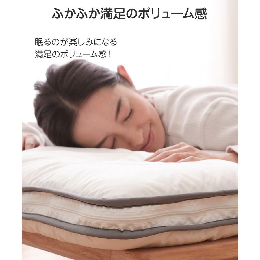 テイジン 敷き布団 洗える 着脱式 敷布団 シングルロング 極厚10cm 1年