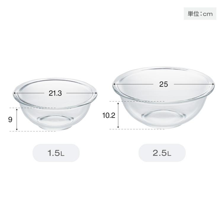 iwaki イワキ 耐熱ガラスボウル 5点セット レンジOK オーブン対応 食洗