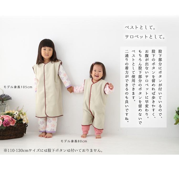 LILΦbaby/リルイベイビー 吸湿発熱マイクロフリース キッズスリーパー 80-100cm用 代引不可｜rcmdse｜04