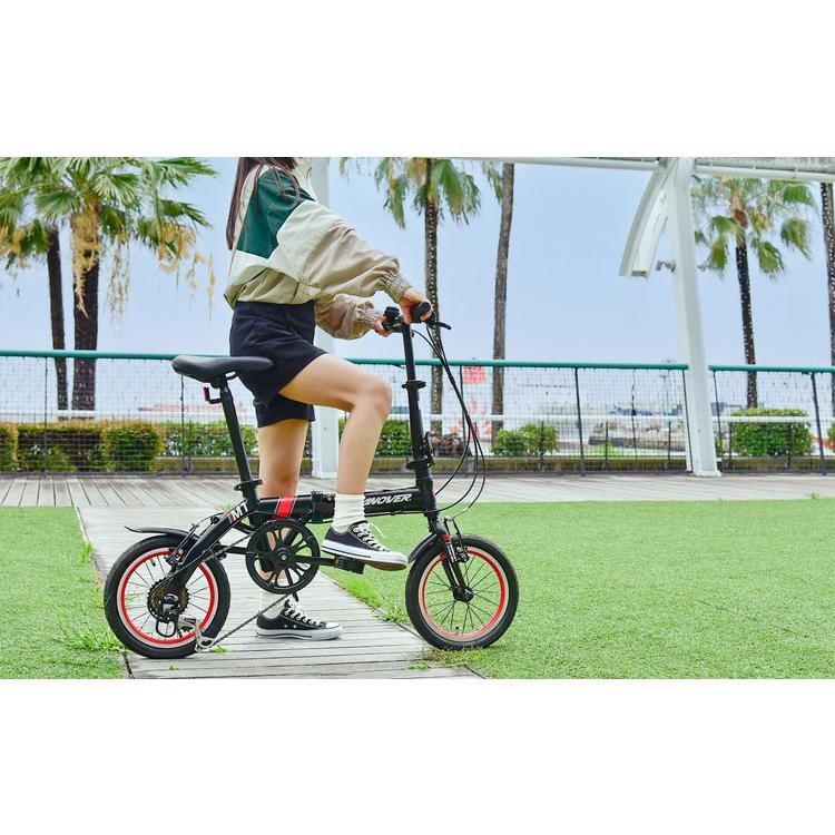 折りたたみ自転車 CANOVER CA-M1 14インチ ブラック カノーバー