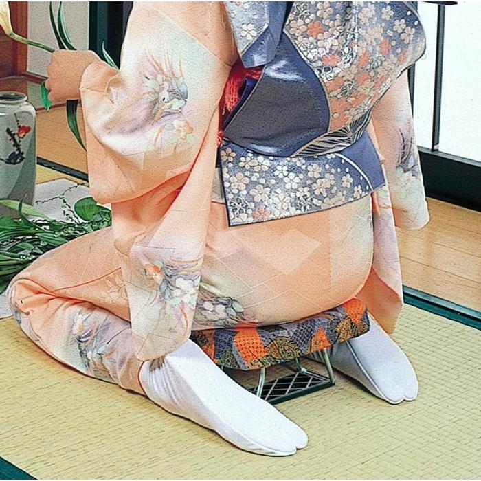 オークス 日本製 正座椅子 らくっこ 大 巾着袋付 イス 和風 正座用 椅子｜rcmdse｜02