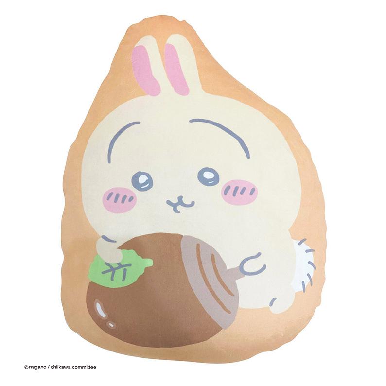 ちいかわ ダイカットクッション ハチワレ ウサギ 大きめサイズ 背当て