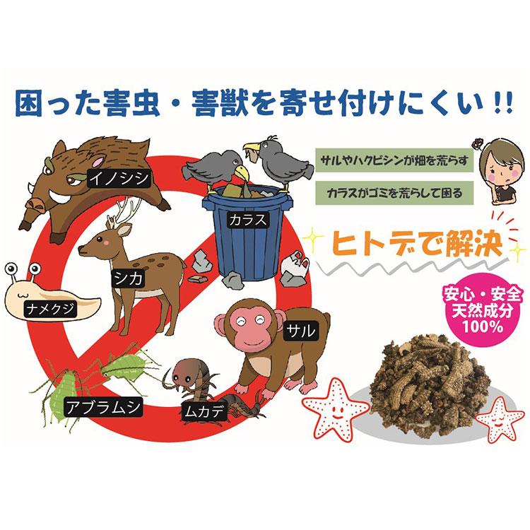 ヒトデ浪漫 ヒトデ忌避剤 乾燥 粉末 ヒトデ 天然素材 小分けタイプ 10