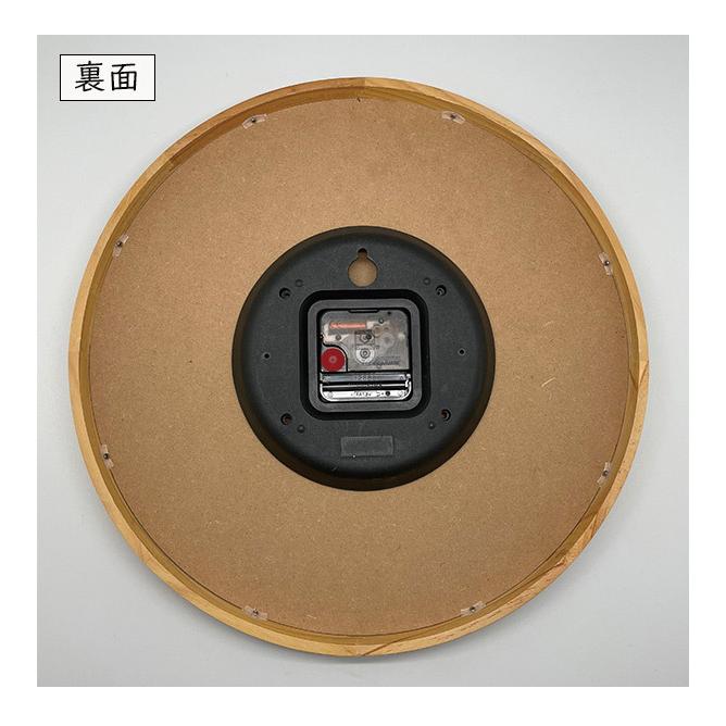 天然木 置掛両用時計 スタンド&ウォールクロック35cm 置き時計 掛け時計 無垢材 木製 時計 おしゃれ Eina アナログ かけ時計 クロック 北欧 北欧風 代引不可 | ブランド登録なし | 04