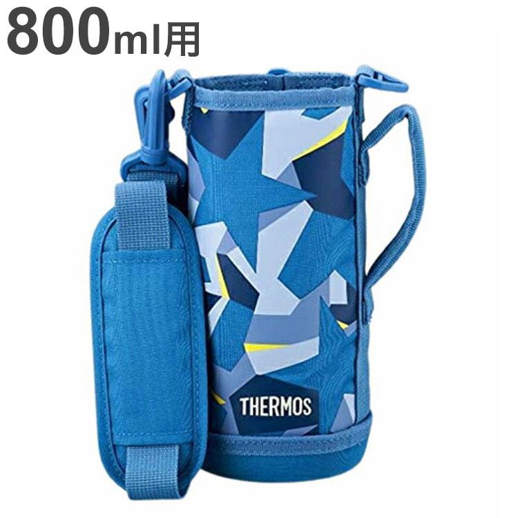 サーモス FJJ ハンディポーチ ストラップつき 800ml用 FJJ-800WF ブルーカモフラージュ THERMOS ポーチ のみ 代引不可 | ブランド登録なし