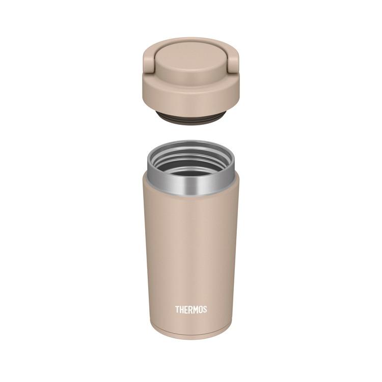 真空断熱ケータイタンブラー ハンドル付き カフェラテ THERMOS 食洗機対応 持ち手付き 保温 保冷 水筒JOV320 代引不可｜rcmdse｜02