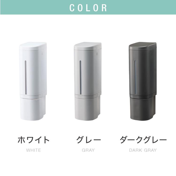 リッチェル ホバー 下から出るディスペンサー シール取り付けタイプ 選べる3本セット ホワイト ダークグレー グレー マグネット ディスペンサー | ブランド登録なし | 01