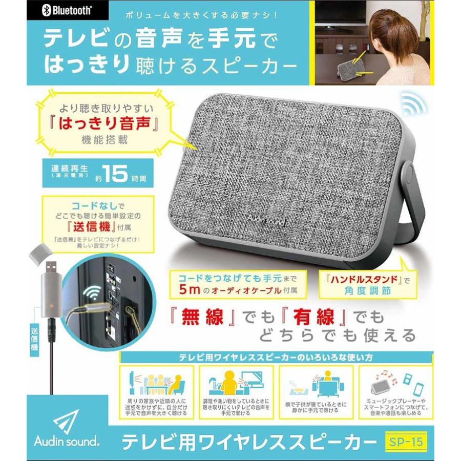 テレビ用ワイヤレススピーカー LITHON-テレビ用ワイヤレススピーカーSP-15