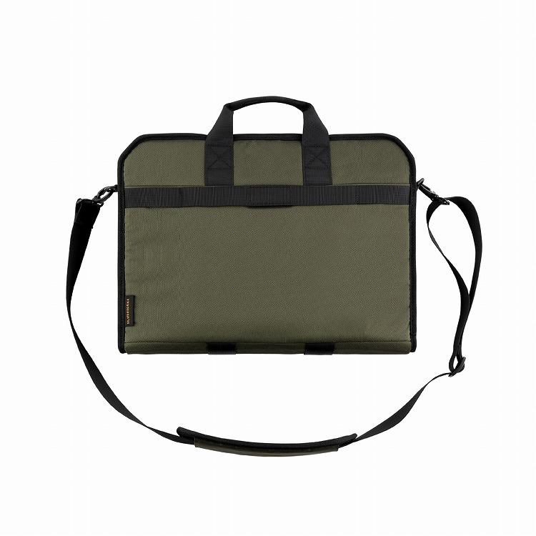 日本正規代理店品 URBAN ARMOR GEAR 13インチ用 スリムブリーフ PC収納/ビジネス/通勤・通学/ショルダーストラップ付 オリーブ UAG-SLBR13-OL
