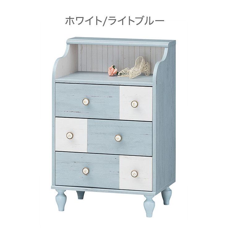 白井産業 フレンチシャビーカフェ フレンチシャビー ハイチェスト 収納