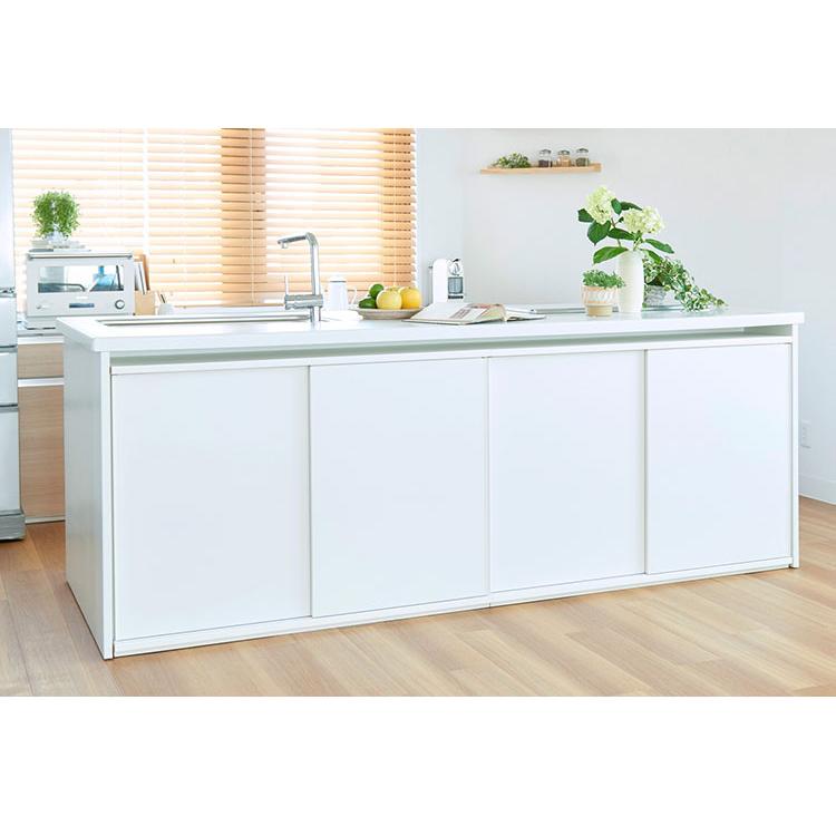 カウンター下収納 キャビネット 棚 幅120cm 高さ85cm 奥行30cm