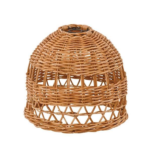 Breeze ブラウン 籠型 シェードランプ ランプシェード シェードランプ 照明 間接照明 おしゃれ アジアンテイスト アジアン 代引不可