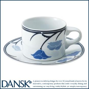 DANSK ダンスク 食器 チボリ コーヒーカップ＆ソーサー(受け皿) TH08370BL｜rcmdse