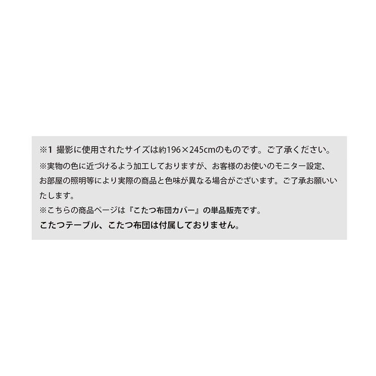 こたつ布団 カバー 単品 正方形 こたつ 布団 布団カバー 温感 あったか かわいい 代引不可｜rcmdse｜13