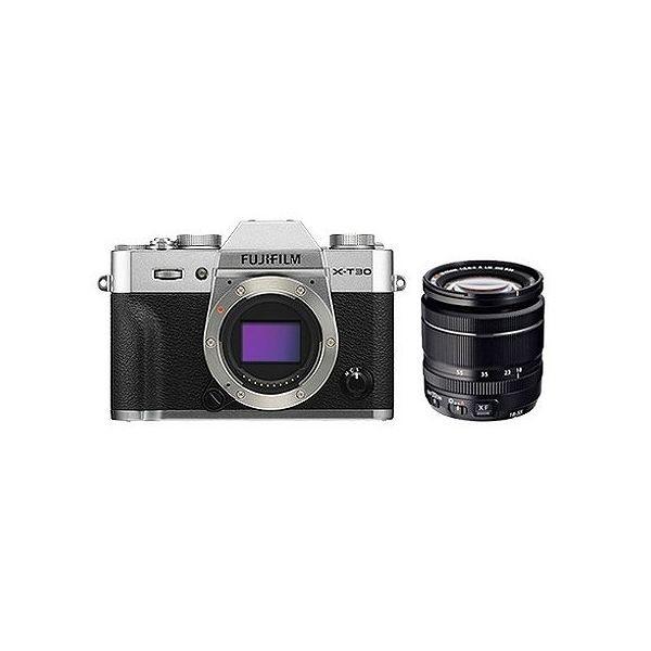 富士フイルム X Fujifilm ミラーレスデジタルカメラ X T30 レンズキット 2610万画素 Xf18 55mm シルバー X T30lk S 代引不可 Morenotafurt Com