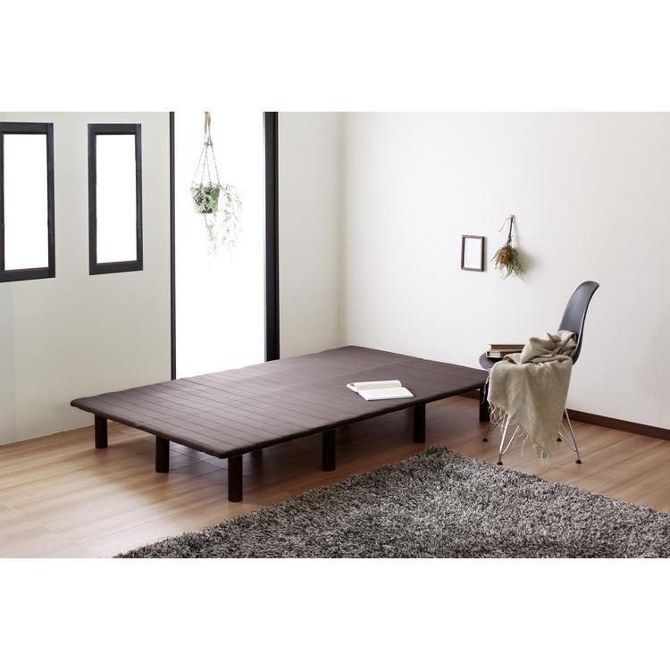 フレームのみ ベッド セミダブル SD すのこ構造 巻きすのこ ベッド