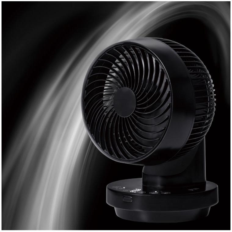 スリーアップ大風量3DスイングDCターボサーキュレーターCF-DU2404-BK スリーアップ大風量3DスイングDCターボサーキュレーターCF