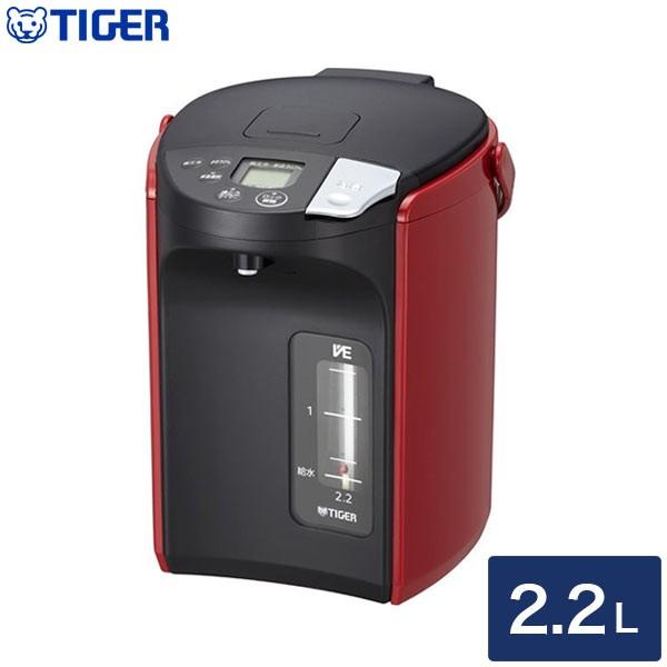 タイガー魔法瓶 蒸気レスVE電気まほうびん とく子さん 2.2L PIP-A220 R