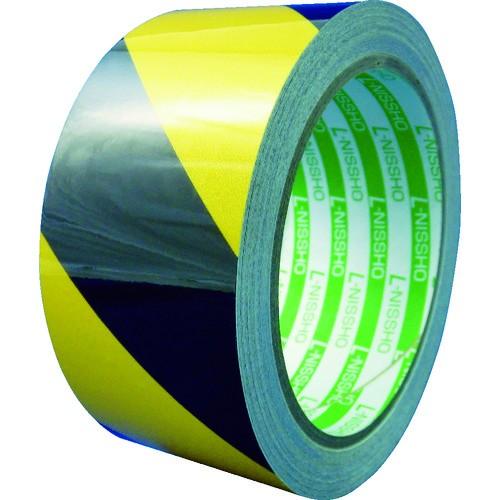 日東エルマテ 粗面反射テープ 75mmx10m 黄/黒 SHT75YB